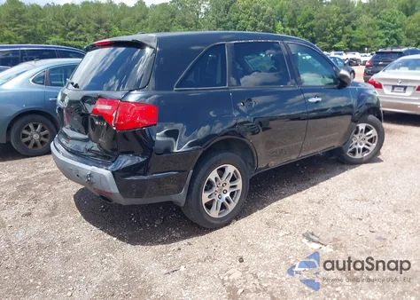2007 Acura Mdx Technology Package from USA, damaged, VIN 2HNYD28417H531945